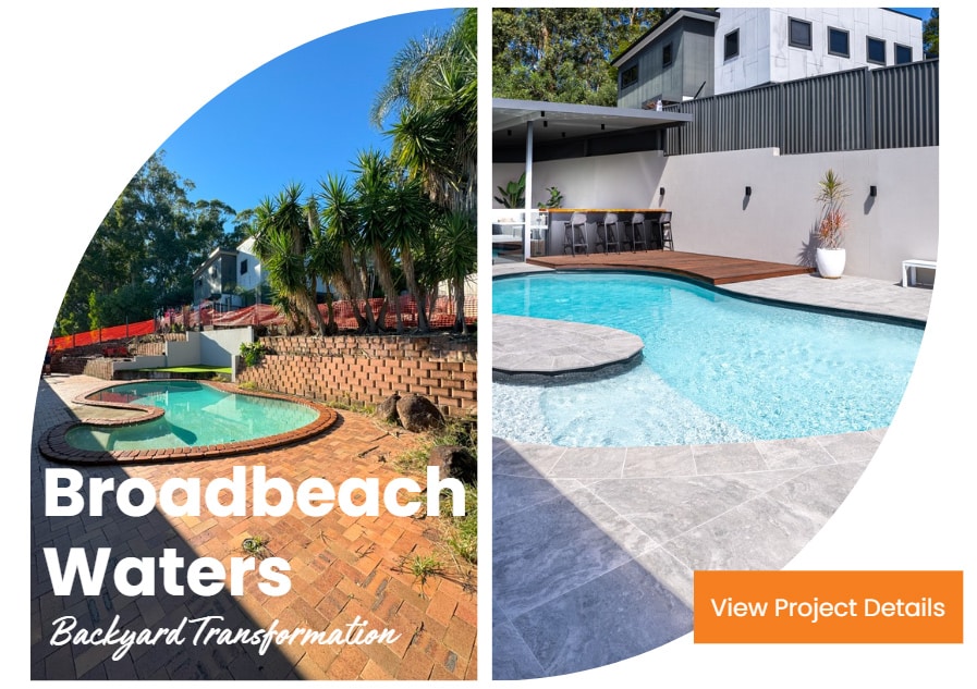 Before and after Broadbeach Watesr project