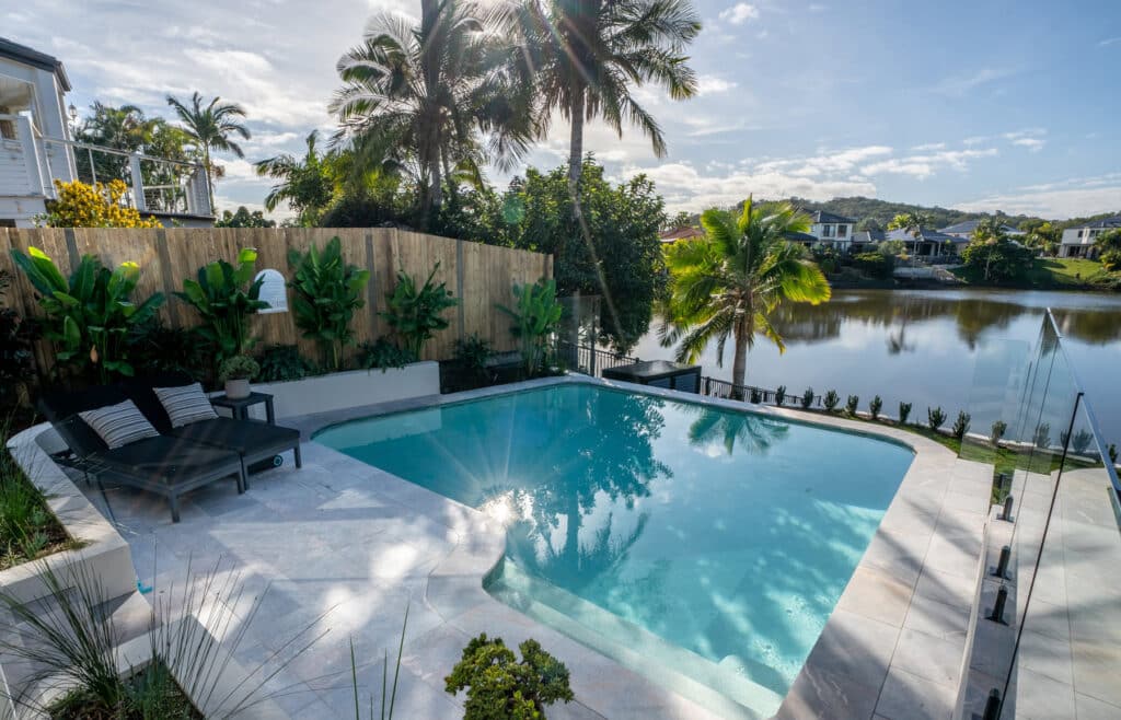 Burleigh Heads custom concrete pool