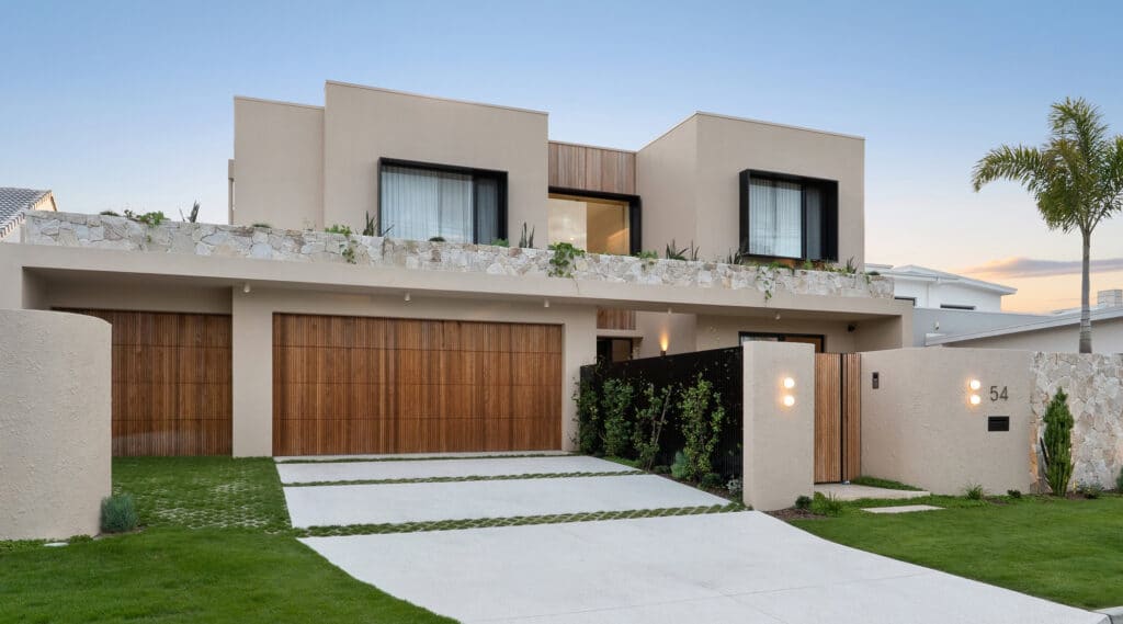 luxury waterfront home Broadbeach Waters project street view